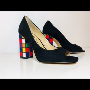 Katy Perry Rubik’s Cube Peep-Toe Heels